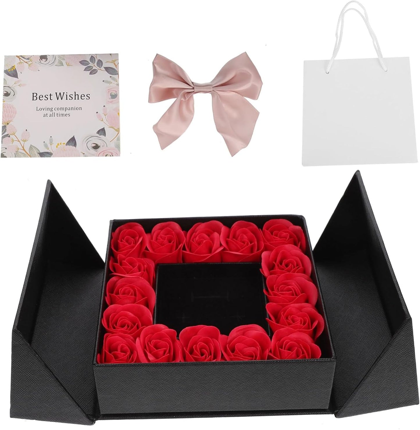 KIT Collar+Pulseira + Caja de rosas